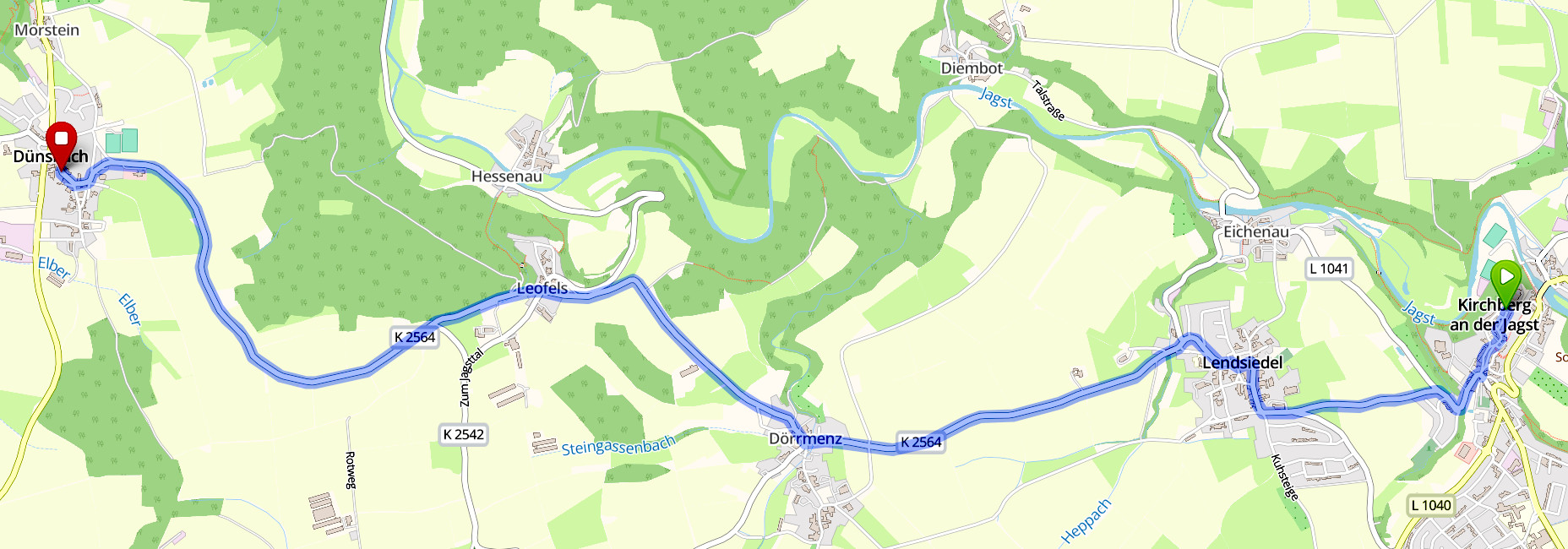 Route Kbg Duensbach