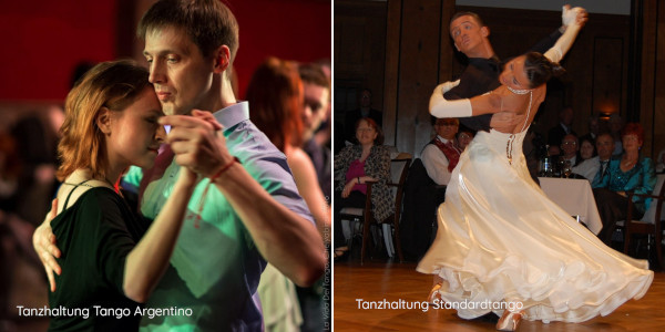 Tanzhaltung: Tango Argentino (geschlossen) / Standardtango